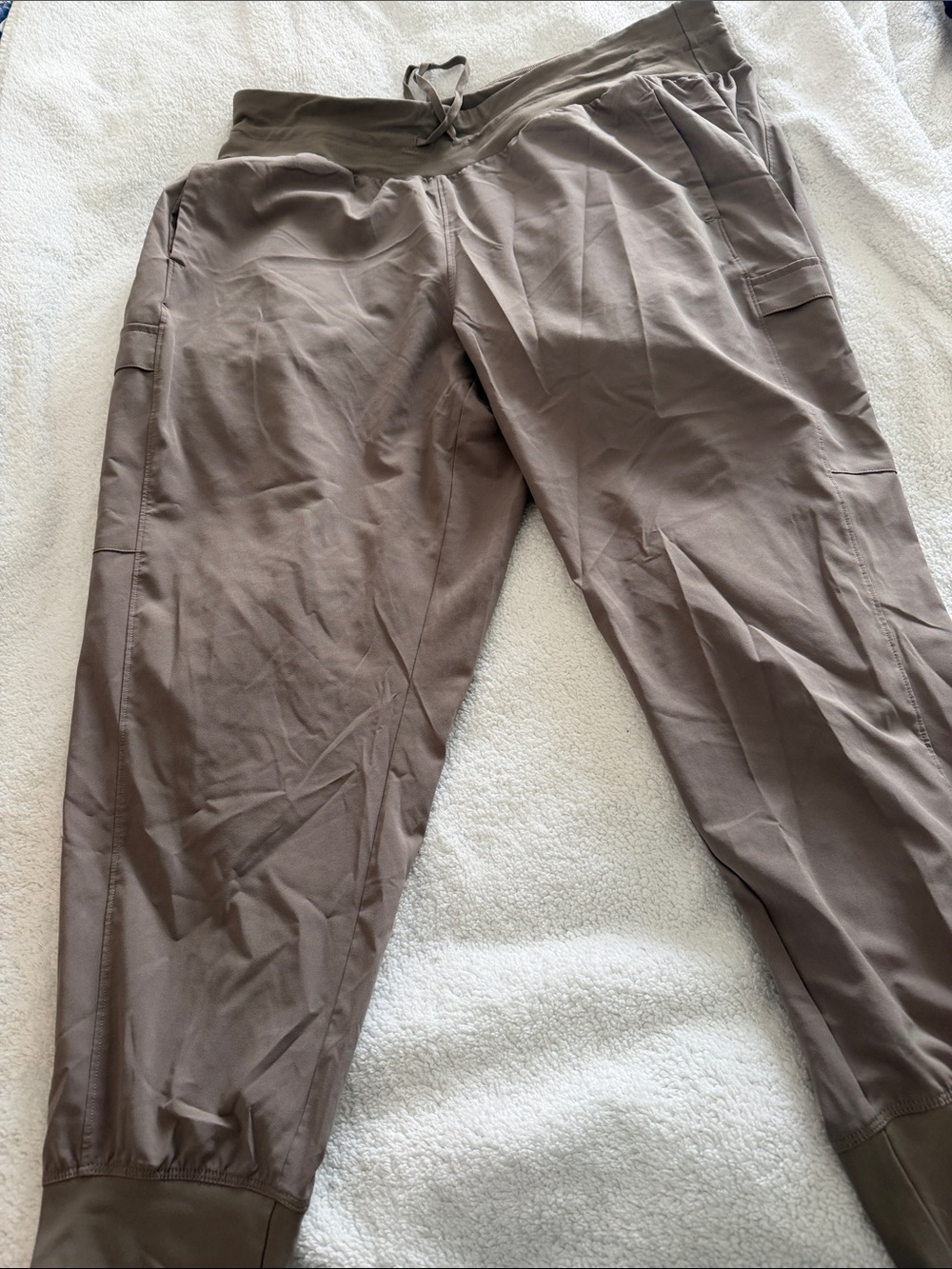 CALIA by Carrie Underwood Taupe Track Joggers
